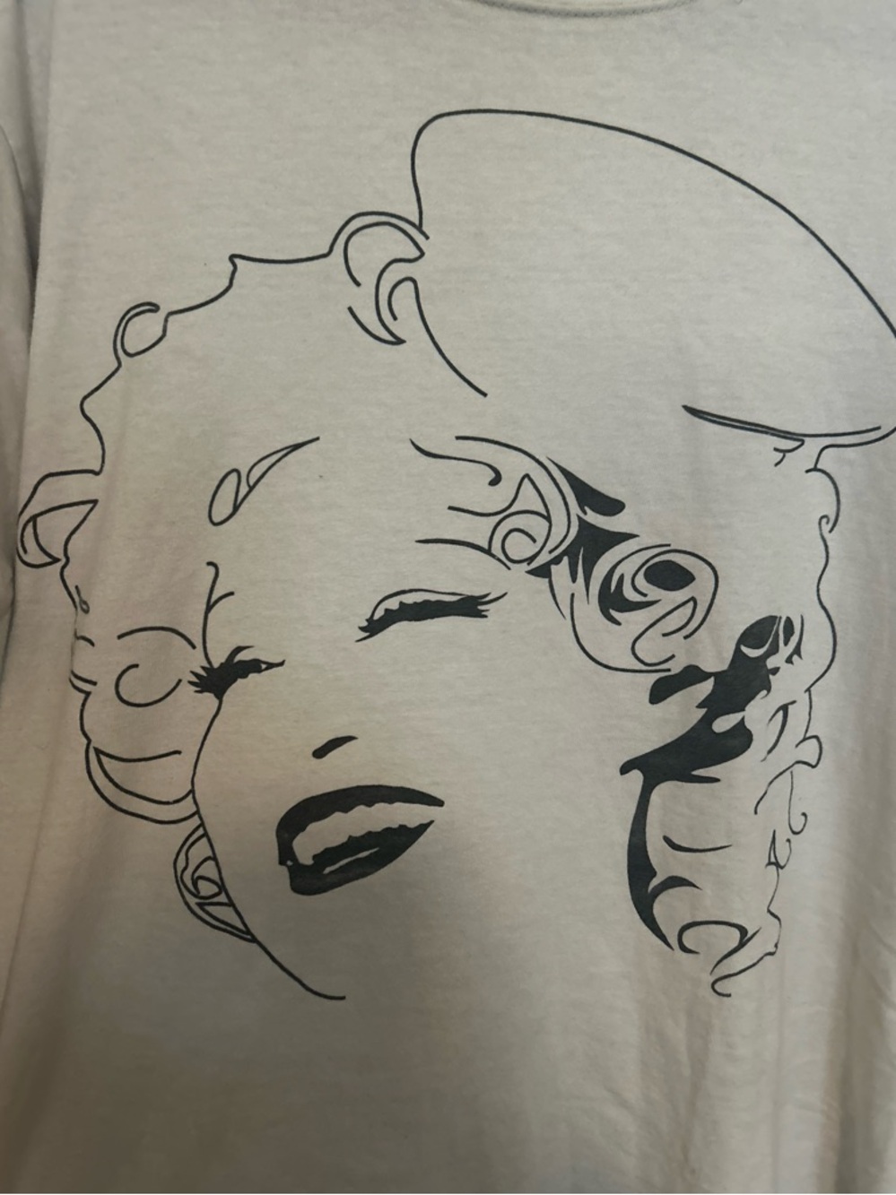 Anvil White Bette Midler Tee